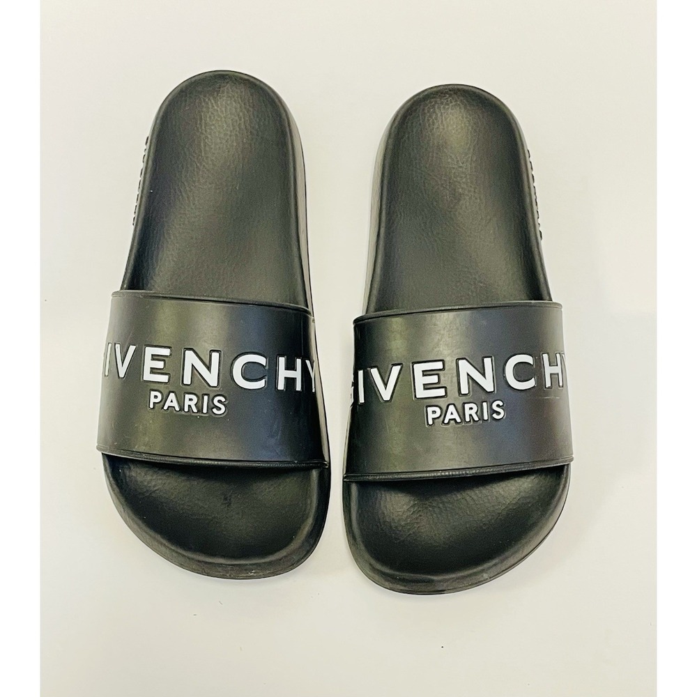 Givenchy Slides Kids Black And White See Pics For Measurements